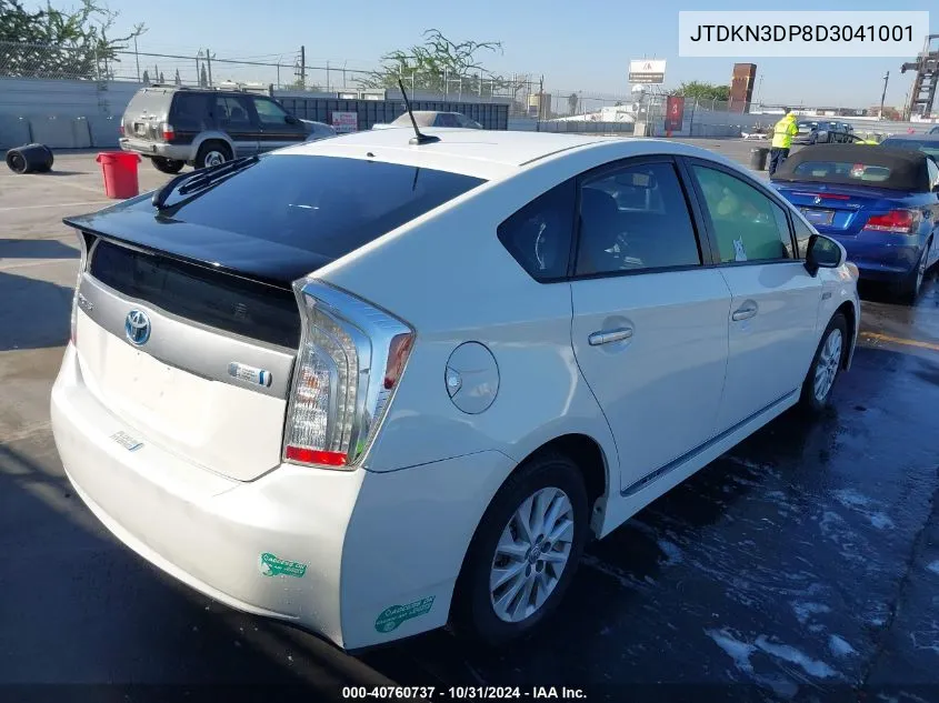 2013 Toyota Prius Plug-In Advanced VIN: JTDKN3DP8D3041001 Lot: 40760737