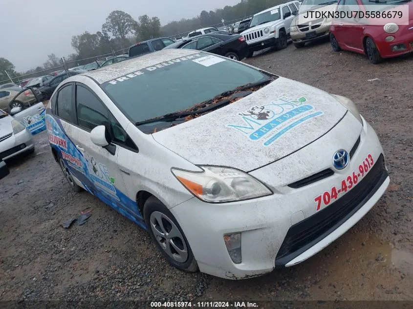 2013 Toyota Prius Two VIN: JTDKN3DU7D5586679 Lot: 40815974