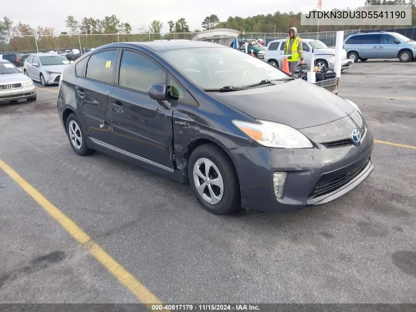 2013 Toyota Prius Two VIN: JTDKN3DU3D5541190 Lot: 40817179