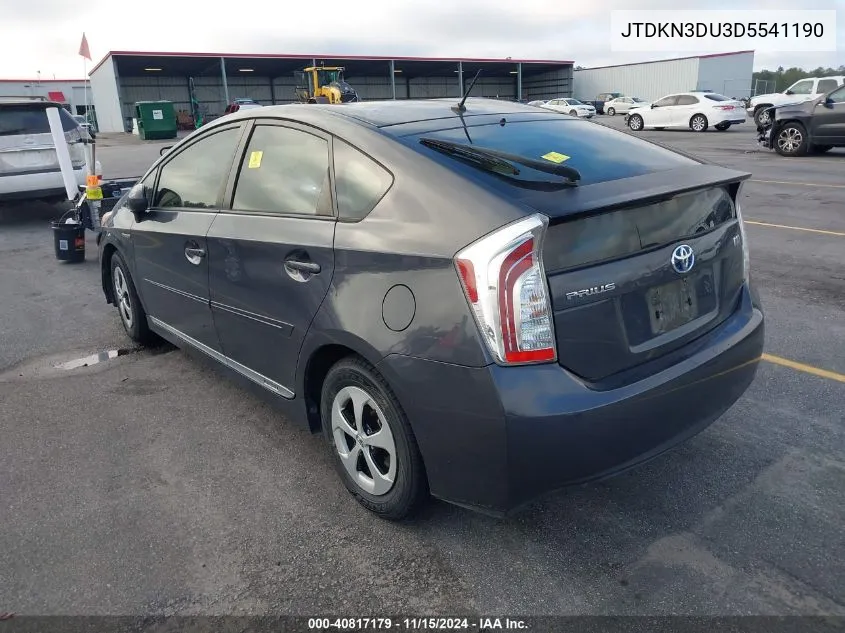 2013 Toyota Prius Two VIN: JTDKN3DU3D5541190 Lot: 40817179