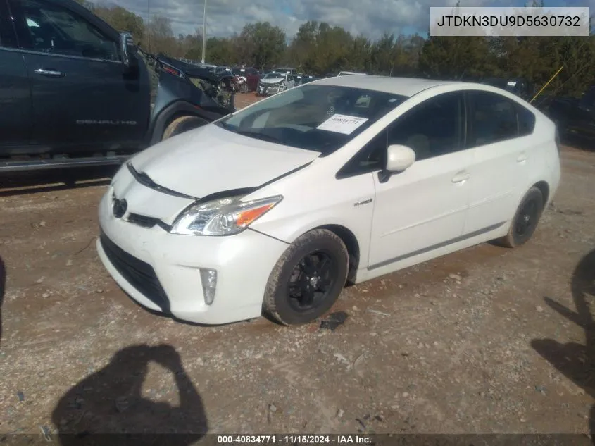 2013 Toyota Prius Four VIN: JTDKN3DU9D5630732 Lot: 40834771