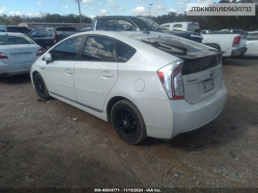 2013 Toyota Prius Four VIN: JTDKN3DU9D5630732 Lot: 40834771