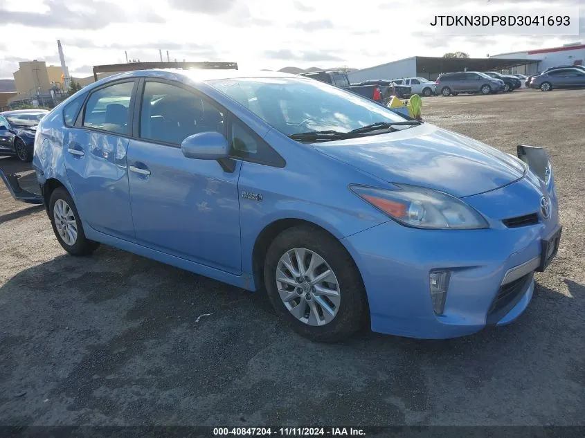 2013 Toyota Prius Plug-In VIN: JTDKN3DP8D3041693 Lot: 40847204