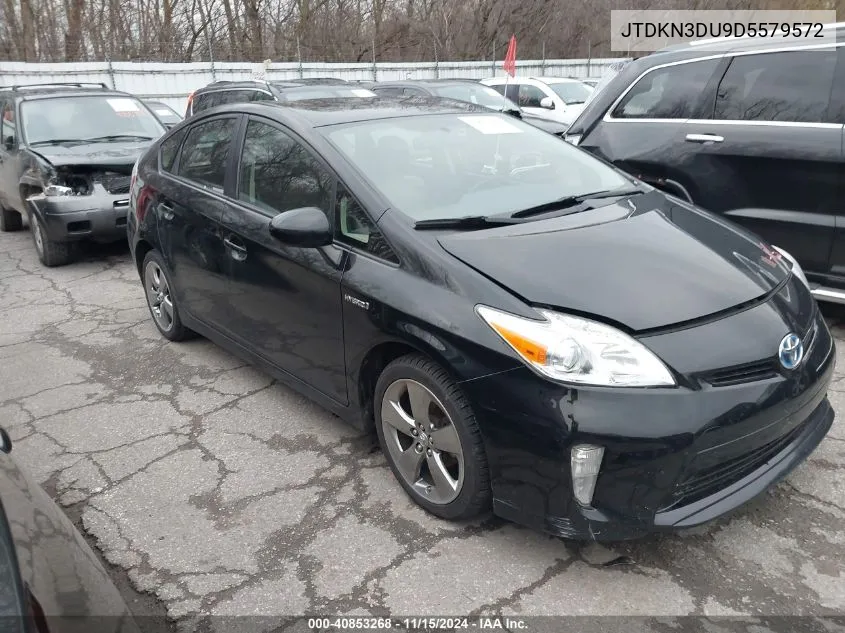 2013 Toyota Prius Three Se VIN: JTDKN3DU9D5579572 Lot: 40853268