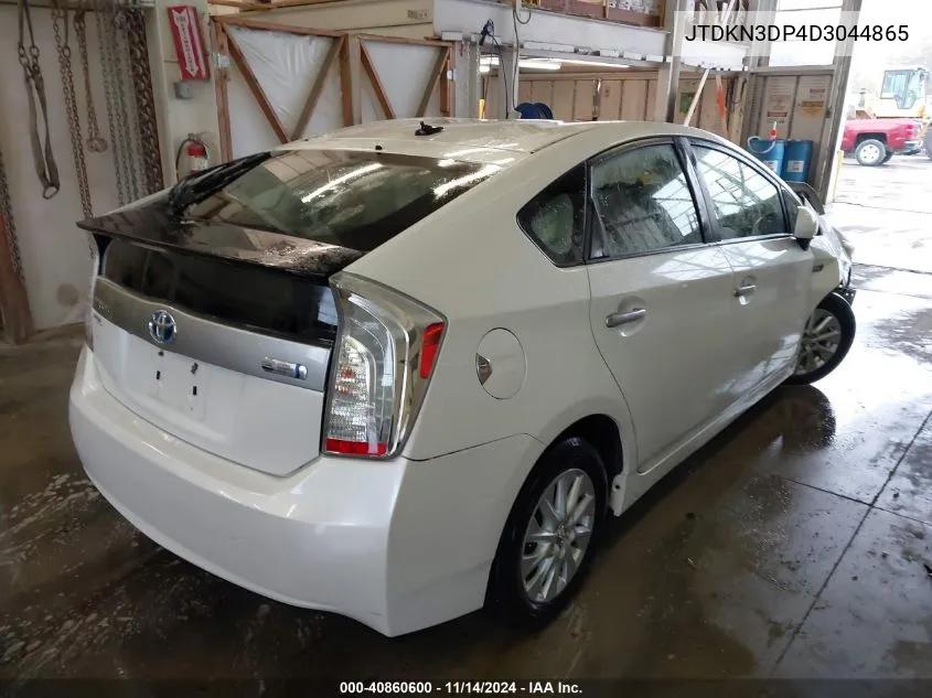 2013 Toyota Prius Plug-In VIN: JTDKN3DP4D3044865 Lot: 40860600