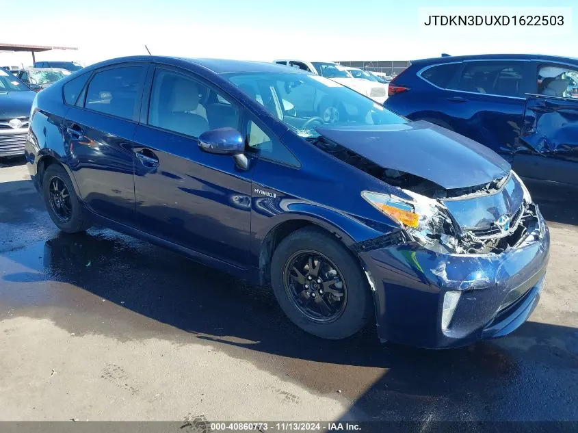 2013 Toyota Prius Two VIN: JTDKN3DUXD1622503 Lot: 40860773