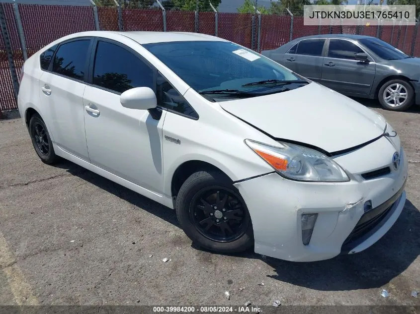 2014 Toyota Prius Three VIN: JTDKN3DU3E1765410 Lot: 39984200