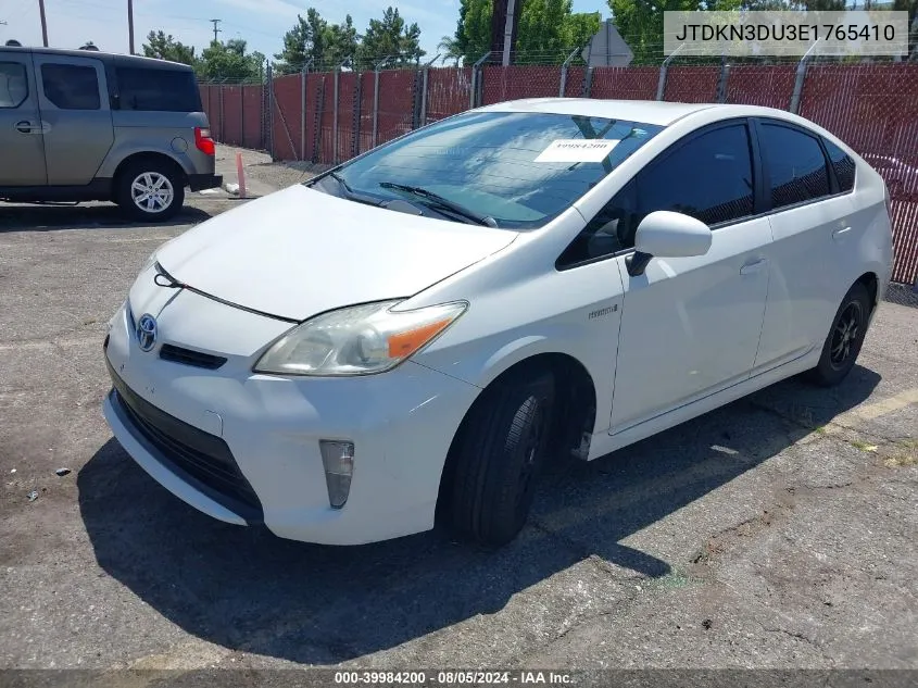 2014 Toyota Prius Three VIN: JTDKN3DU3E1765410 Lot: 39984200