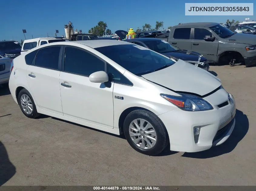 2014 Toyota Prius Plug-In Advanced VIN: JTDKN3DP3E3055843 Lot: 40144879