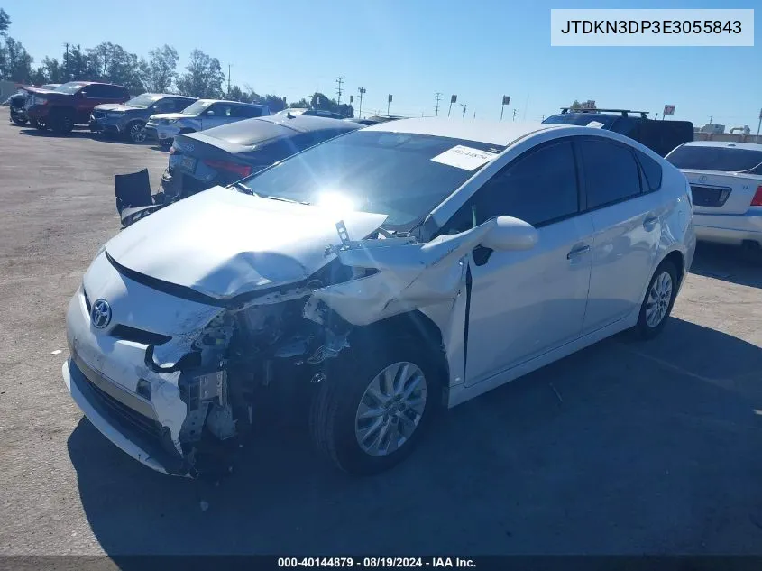 2014 Toyota Prius Plug-In Advanced VIN: JTDKN3DP3E3055843 Lot: 40144879