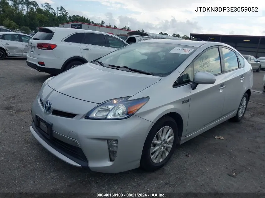 JTDKN3DP3E3059052 2014 Toyota Prius Plug-In