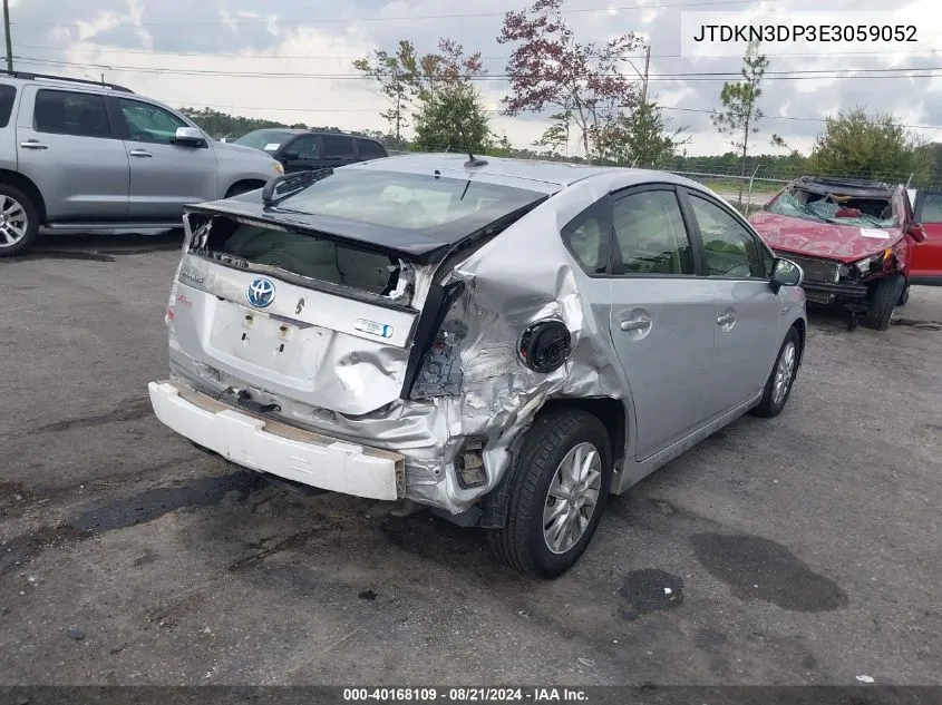 JTDKN3DP3E3059052 2014 Toyota Prius Plug-In