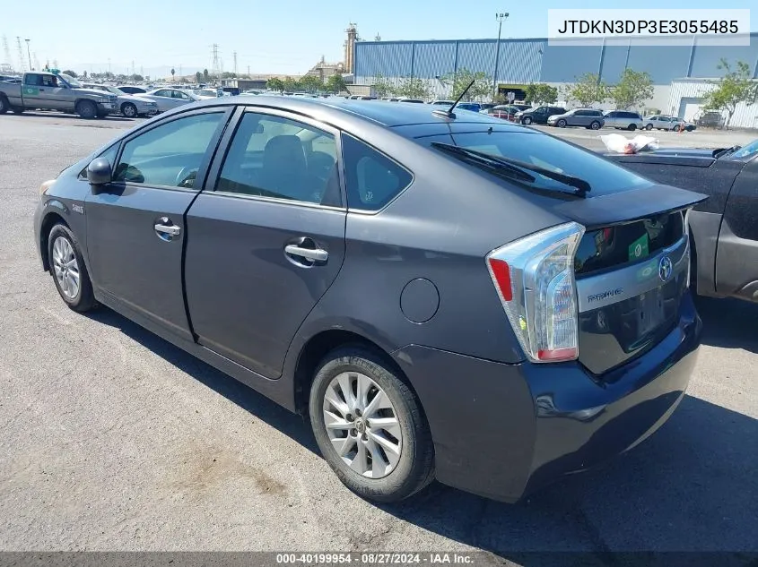 JTDKN3DP3E3055485 2014 Toyota Prius Plug-In