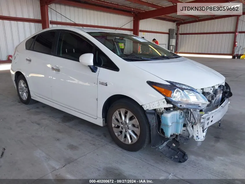 JTDKN3DP8E3059662 2014 Toyota Prius Plug-In