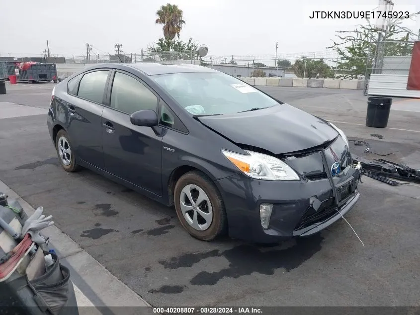 2014 Toyota Prius Two VIN: JTDKN3DU9E1745923 Lot: 40208807