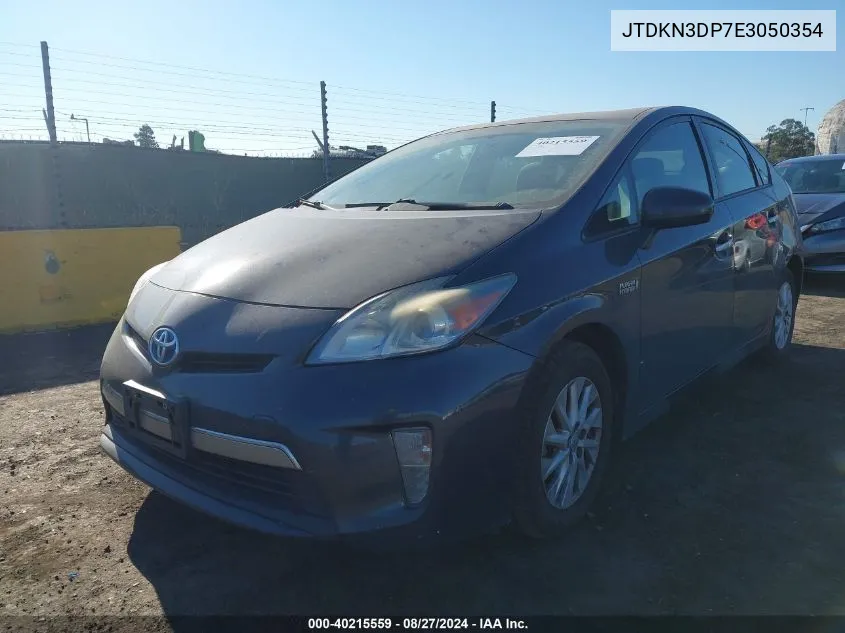 2014 Toyota Prius Plug-In VIN: JTDKN3DP7E3050354 Lot: 40215559