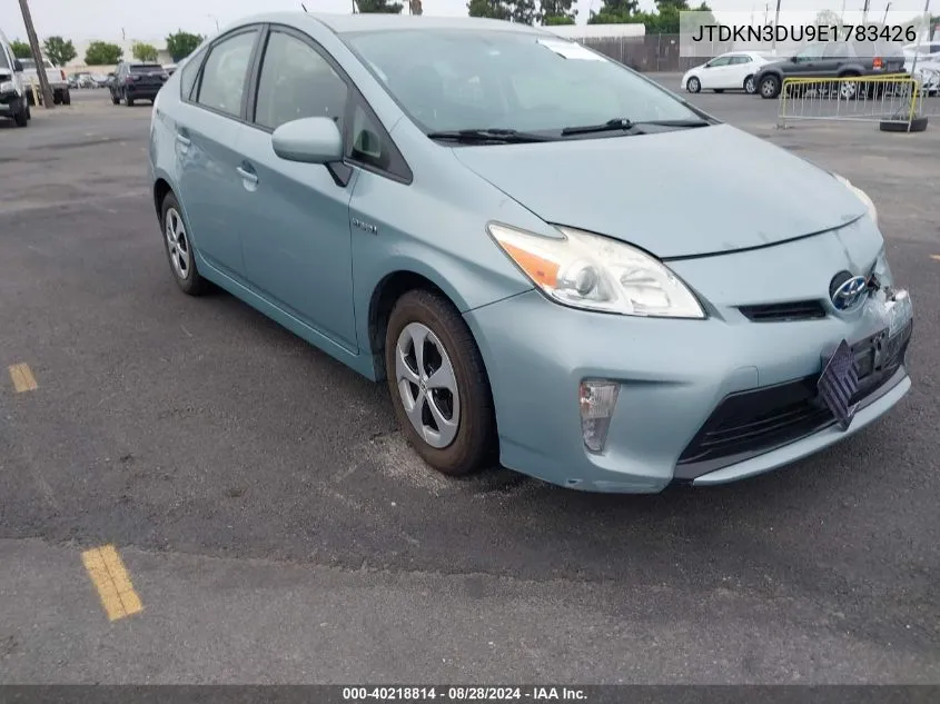 JTDKN3DU9E1783426 2014 Toyota Prius Two