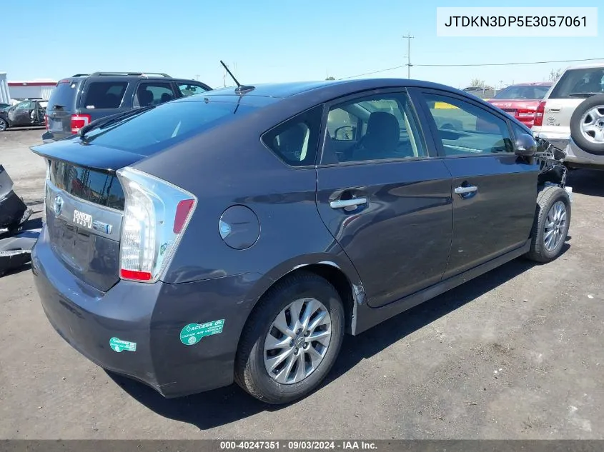 JTDKN3DP5E3057061 2014 Toyota Prius Plug-In