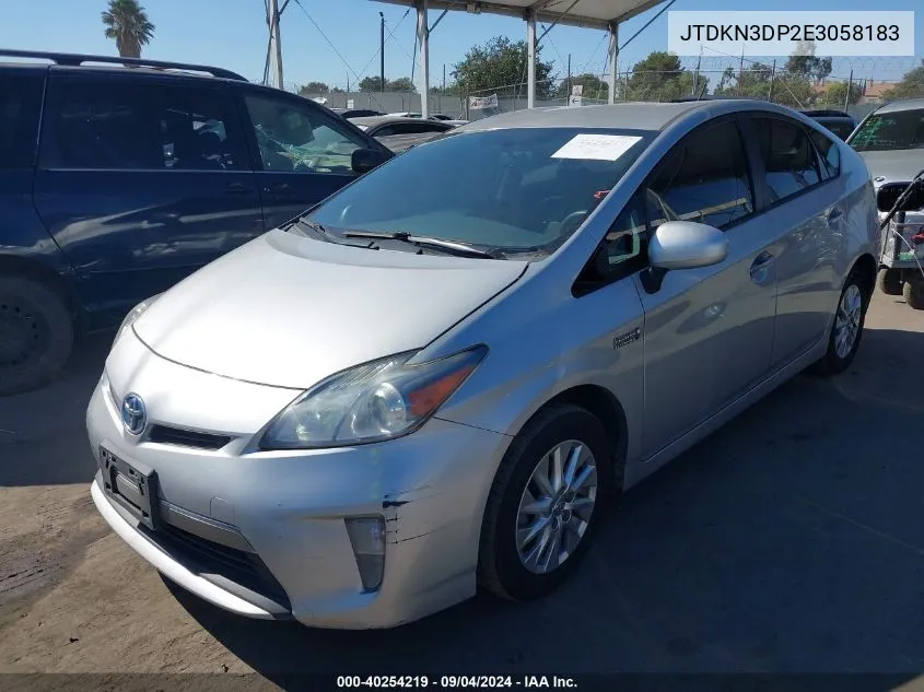 JTDKN3DP2E3058183 2014 Toyota Prius Plug-In