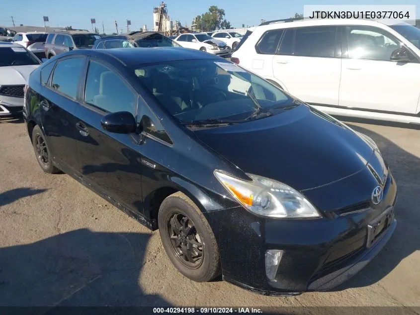 JTDKN3DU1E0377064 2014 Toyota Prius