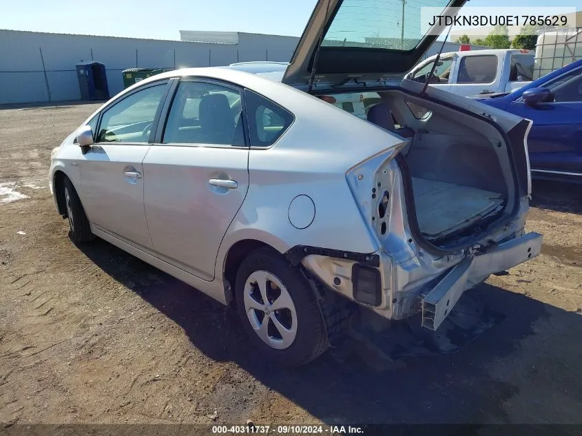 JTDKN3DU0E1785629 2014 Toyota Prius