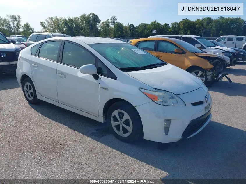 JTDKN3DU2E1818047 2014 Toyota Prius