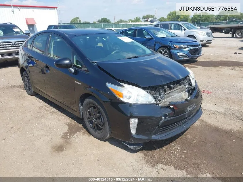 2014 Toyota Prius Two VIN: JTDKN3DU5E1776554 Lot: 40324515