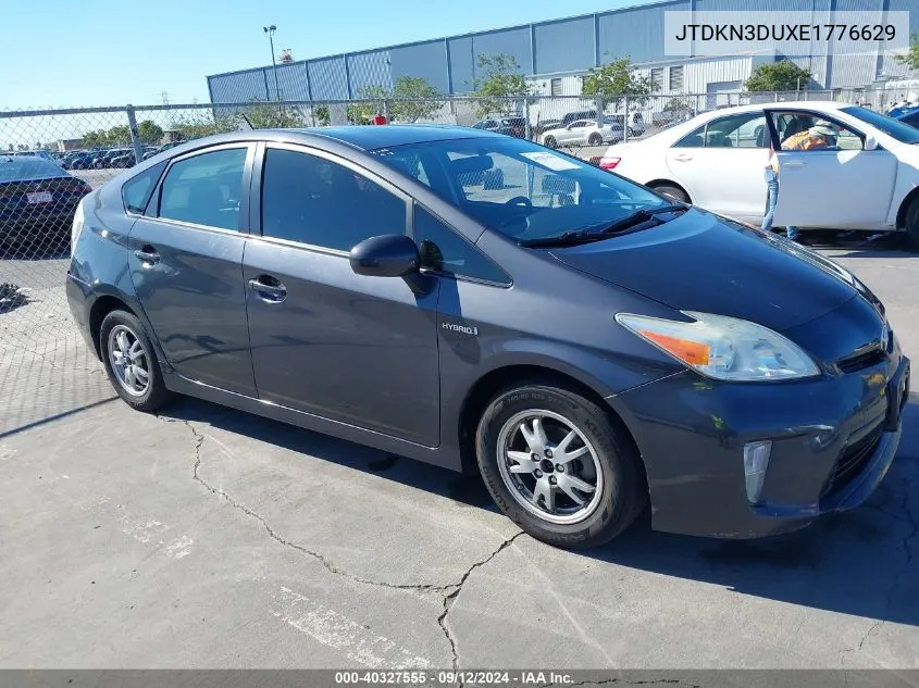 2014 Toyota Prius Two VIN: JTDKN3DUXE1776629 Lot: 40327555