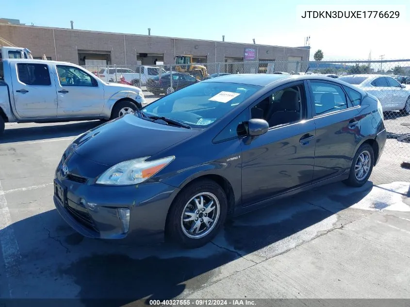 2014 Toyota Prius Two VIN: JTDKN3DUXE1776629 Lot: 40327555