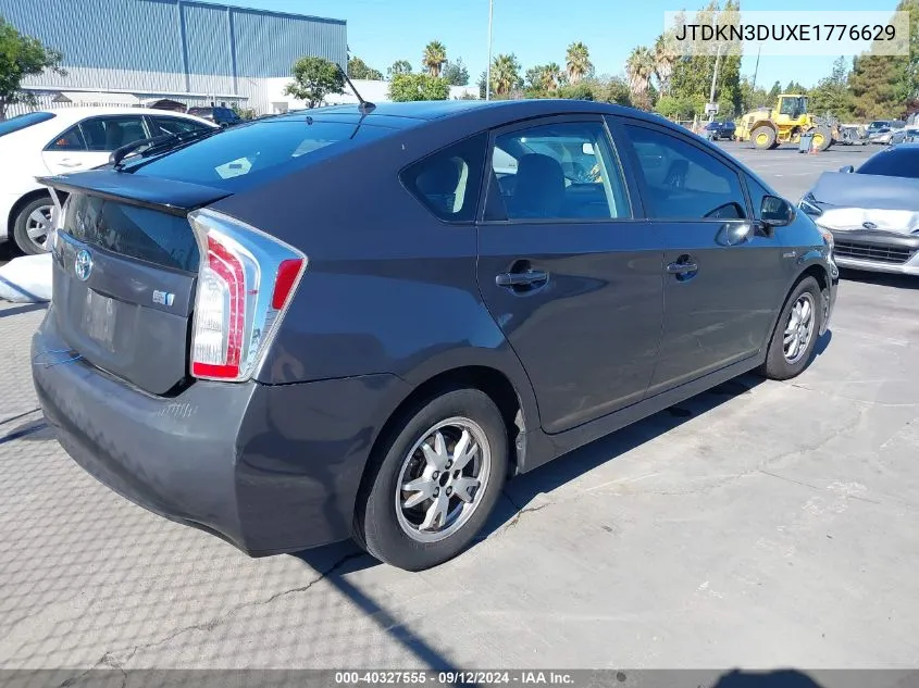 JTDKN3DUXE1776629 2014 Toyota Prius Two