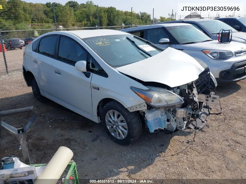 2014 Toyota Prius Plug-In VIN: JTDKN3DP3E3059696 Lot: 40331513