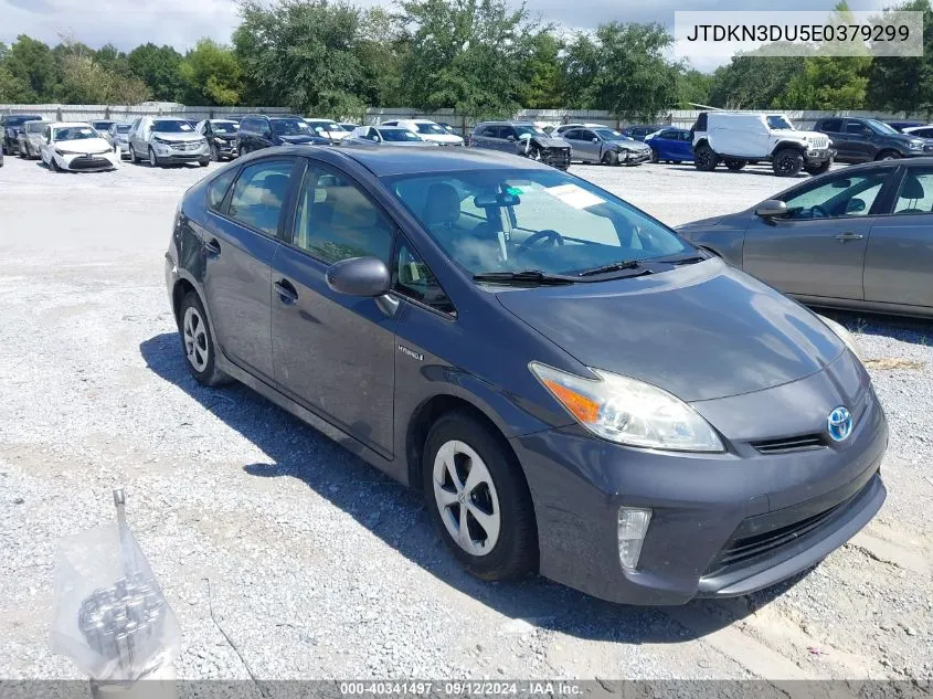 JTDKN3DU5E0379299 2014 Toyota Prius Two