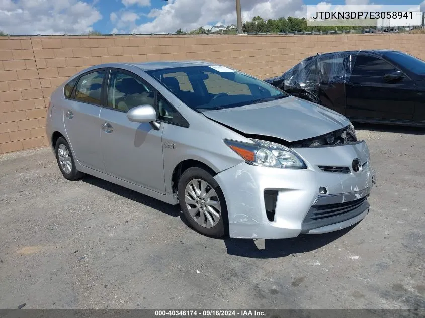 2014 Toyota Prius Plug-In VIN: JTDKN3DP7E3058941 Lot: 40346174