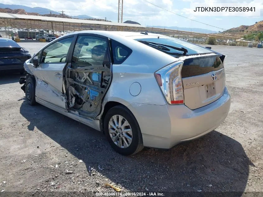 2014 Toyota Prius Plug-In VIN: JTDKN3DP7E3058941 Lot: 40346174