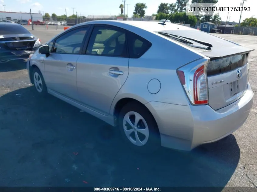 2014 Toyota Prius Three VIN: JTDKN3DU8E1763393 Lot: 40369716