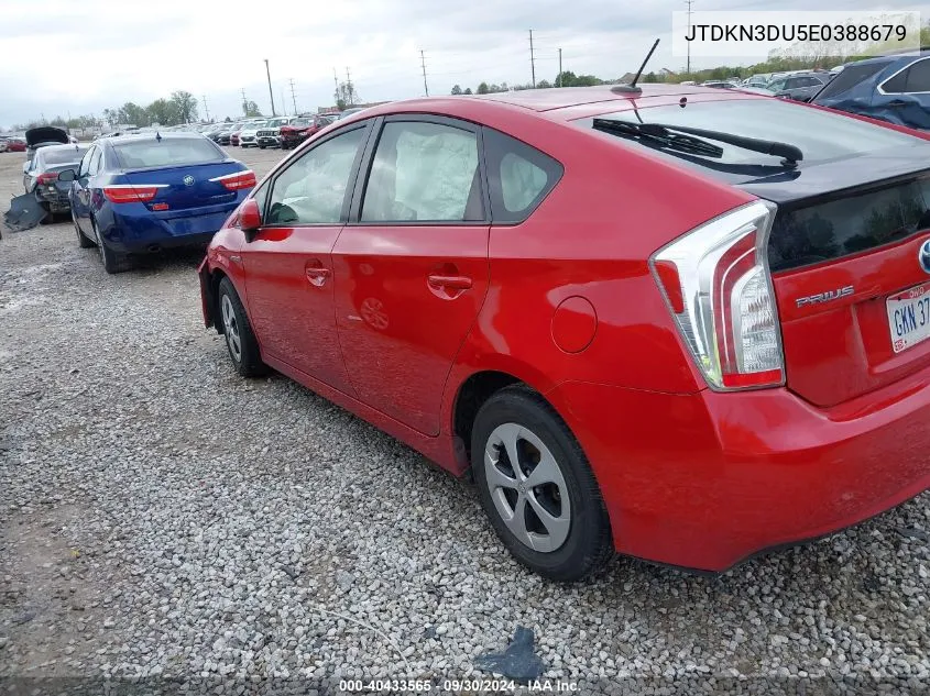 JTDKN3DU5E0388679 2014 Toyota Prius