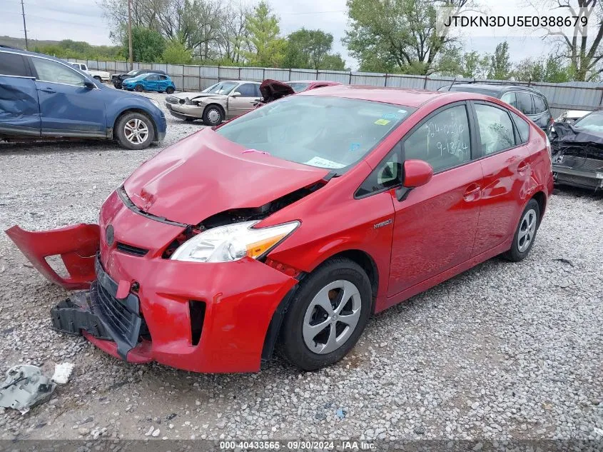 JTDKN3DU5E0388679 2014 Toyota Prius