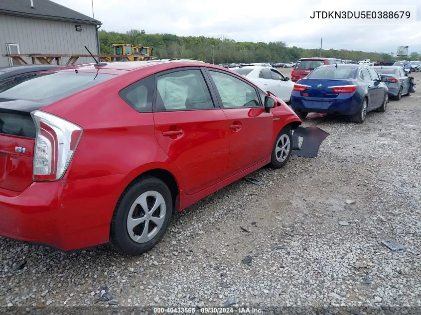 JTDKN3DU5E0388679 2014 Toyota Prius