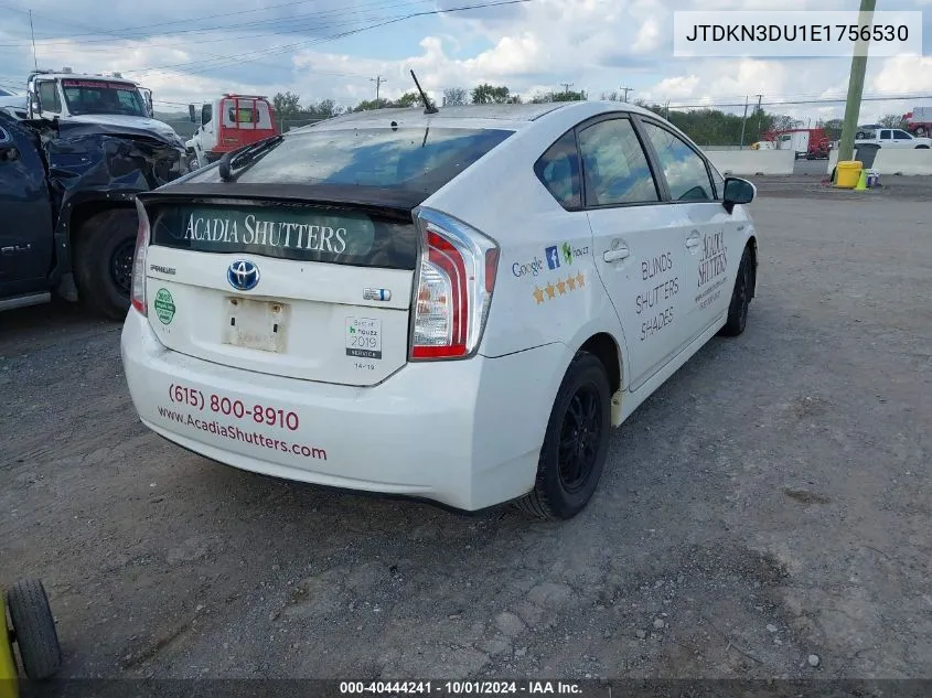 JTDKN3DU1E1756530 2014 Toyota Prius Two