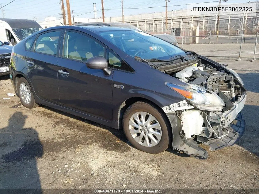 2014 Toyota Prius Plug-In VIN: JTDKN3DP5E3062325 Lot: 40471179