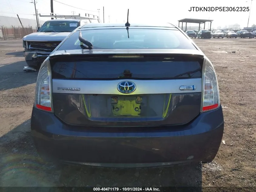 2014 Toyota Prius Plug-In VIN: JTDKN3DP5E3062325 Lot: 40471179