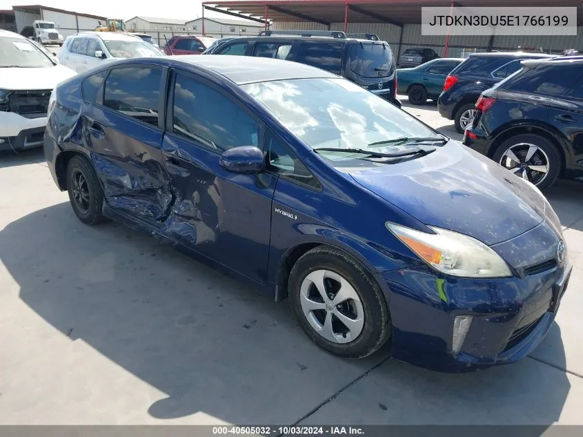 2014 Toyota Prius Four VIN: JTDKN3DU5E1766199 Lot: 40505032