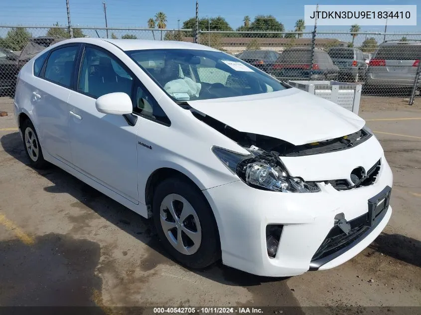 2014 Toyota Prius Two VIN: JTDKN3DU9E1834410 Lot: 40542705