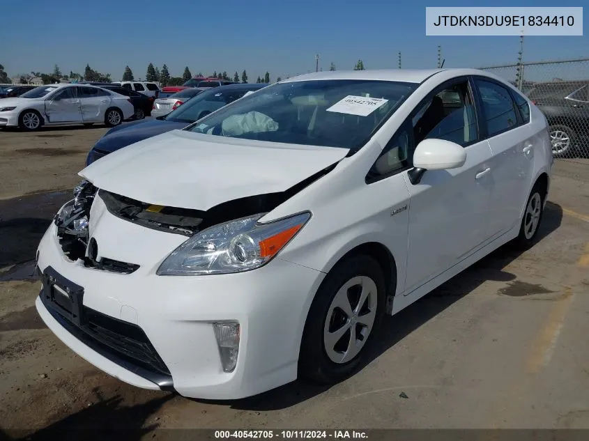 2014 Toyota Prius Two VIN: JTDKN3DU9E1834410 Lot: 40542705