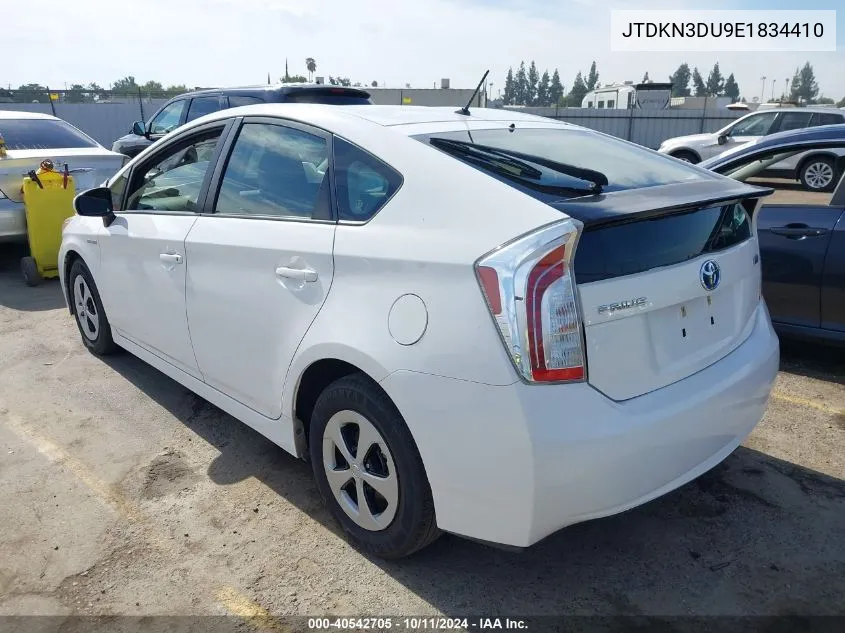 2014 Toyota Prius Two VIN: JTDKN3DU9E1834410 Lot: 40542705