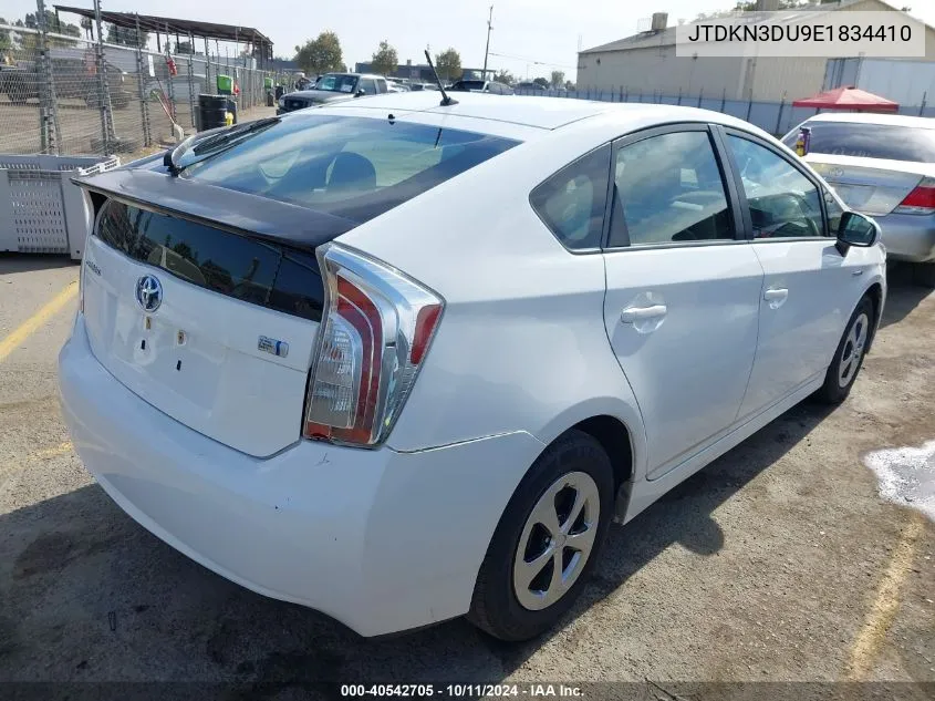 2014 Toyota Prius Two VIN: JTDKN3DU9E1834410 Lot: 40542705