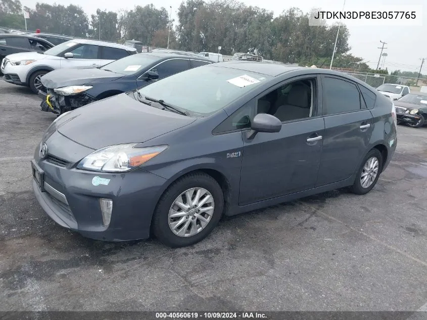 2014 Toyota Prius Plug-In VIN: JTDKN3DP8E3057765 Lot: 40560619