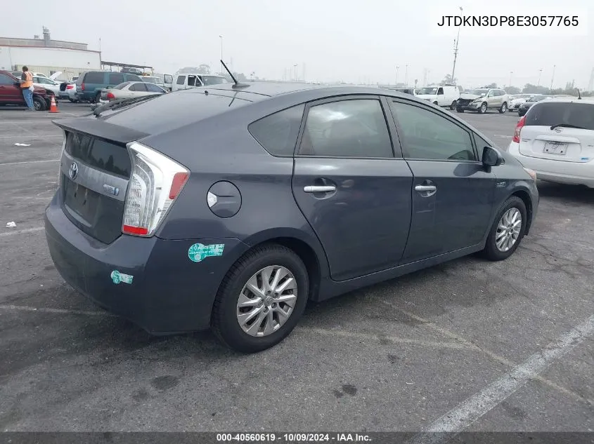 2014 Toyota Prius Plug-In VIN: JTDKN3DP8E3057765 Lot: 40560619