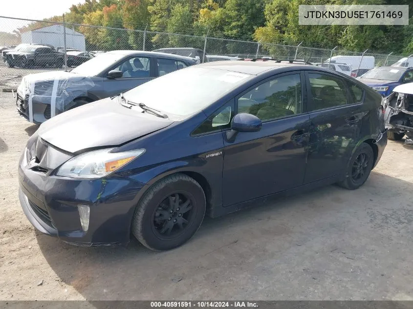 2014 Toyota Prius VIN: JTDKN3DU5E1761469 Lot: 40591591