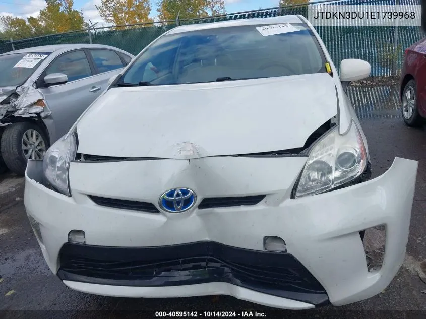 2014 Toyota Prius VIN: JTDKN3DU1E1739968 Lot: 40595142